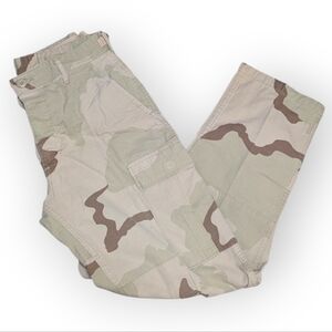 Vintage Military Desert Camo Cargo Pants